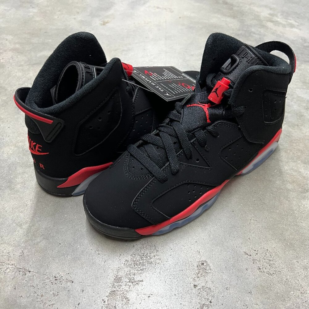Nike Air Jordan 6 Retro GS Reverse Infrared Salesman Kid's IQ1275 001 - New